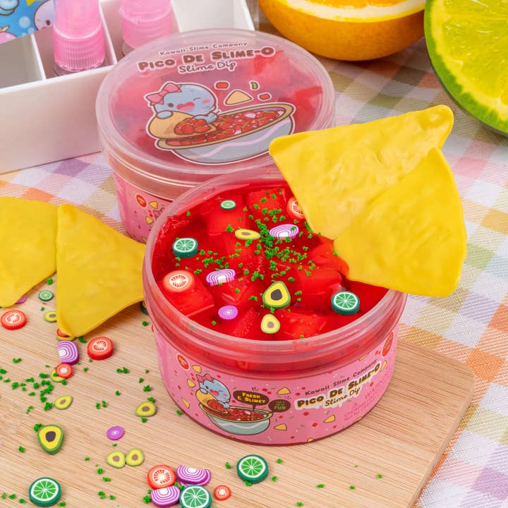 Kawaii Slime Company - Wholesale Putty/slime – Child - Pico De Slime-O Jelly Cube Slime Dip (4pcs/case)5