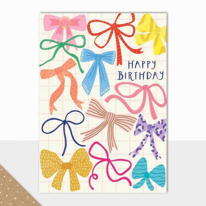 Eden Collection - Feliz Cumpleaños (Lazos) para venta al por mayor de Laura Darrington Design Ltd