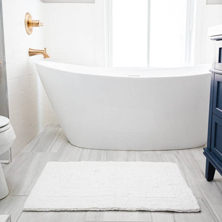 LIVE GRUND - Wholesale Bath Mat - Puro Organic Cotton Reversible Bath Rug Collection