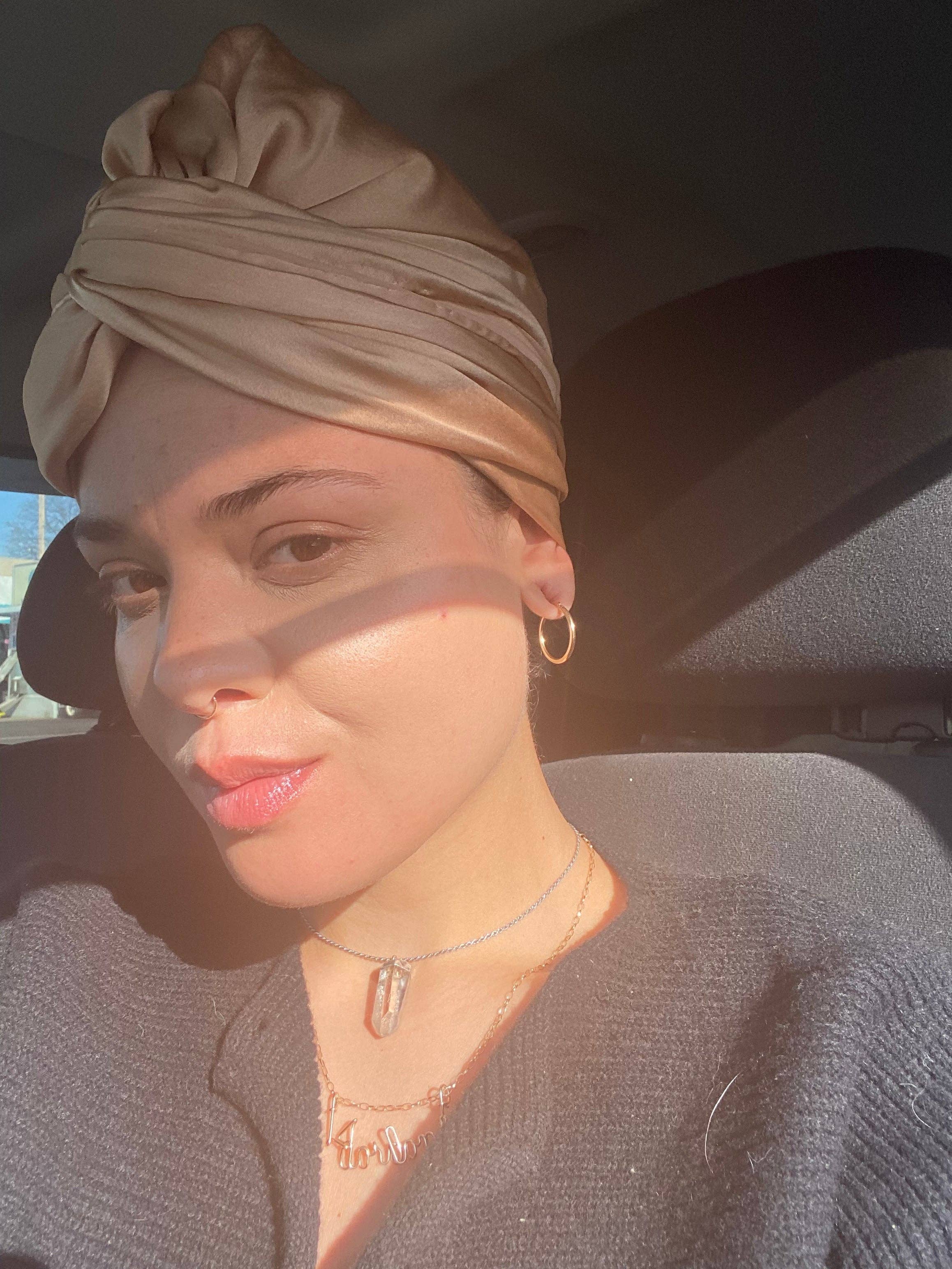 Eloise et moi - Wholesale Scarf - Women's - Naturally dyed charmeuse silk scarf5