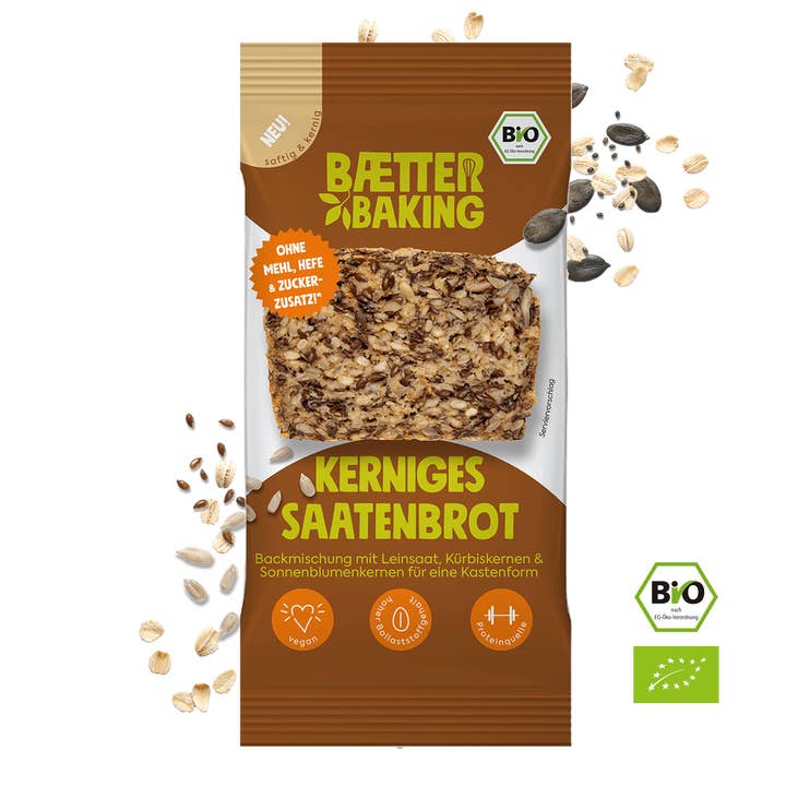 Hearty seed bread baking mix for wholesale by Baetter Baking