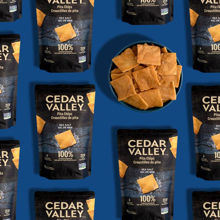 Cedar Valley - Wholesale Chips - Sea Salt Pita Chips
