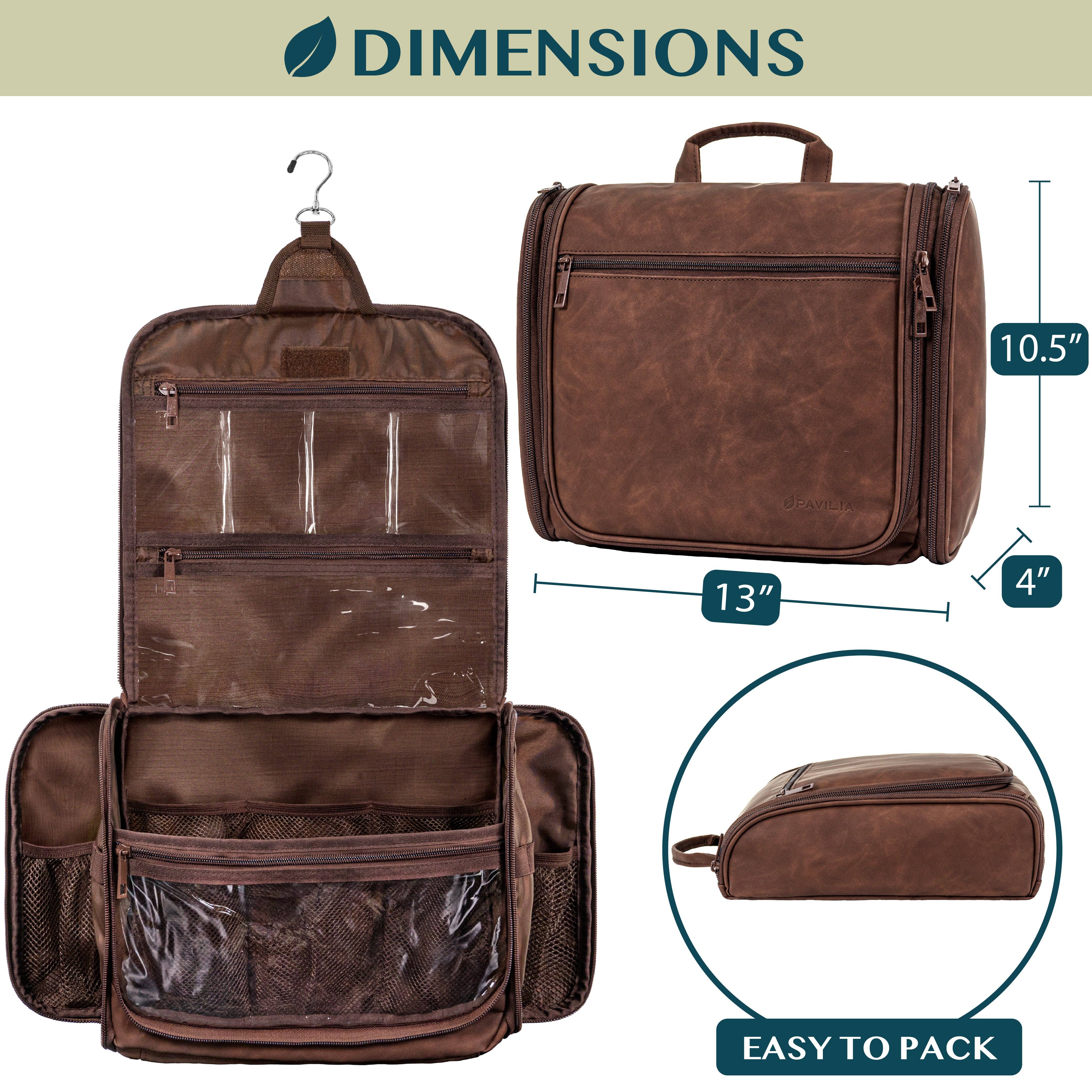 Pavilia – wholesale Toiletry bag – Unisex – Classic Hanging Toiletry Organizer Bag28