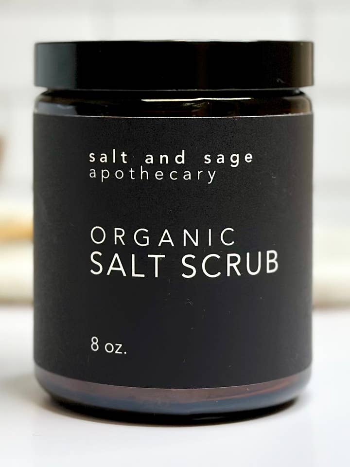I AM Loved Organic Dead Sea Salt Scrub for wholesale by Salt & Sage Apothecary