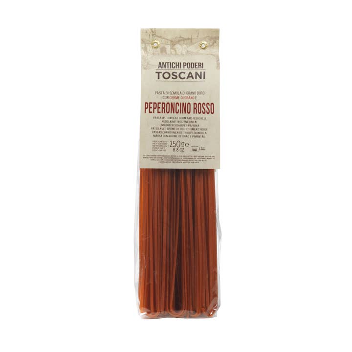 Antichi Poderi Toscani Red Chili Linguine Pasta 8.8oz/250g for wholesale by Enjoy Better Coffee & Tea