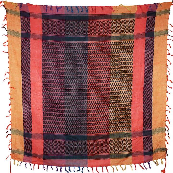 Tribal Trade GmbH - Wholesale Scarf - Unisex - Colorful multi-colored keffiyeh 11 PLO scarf8