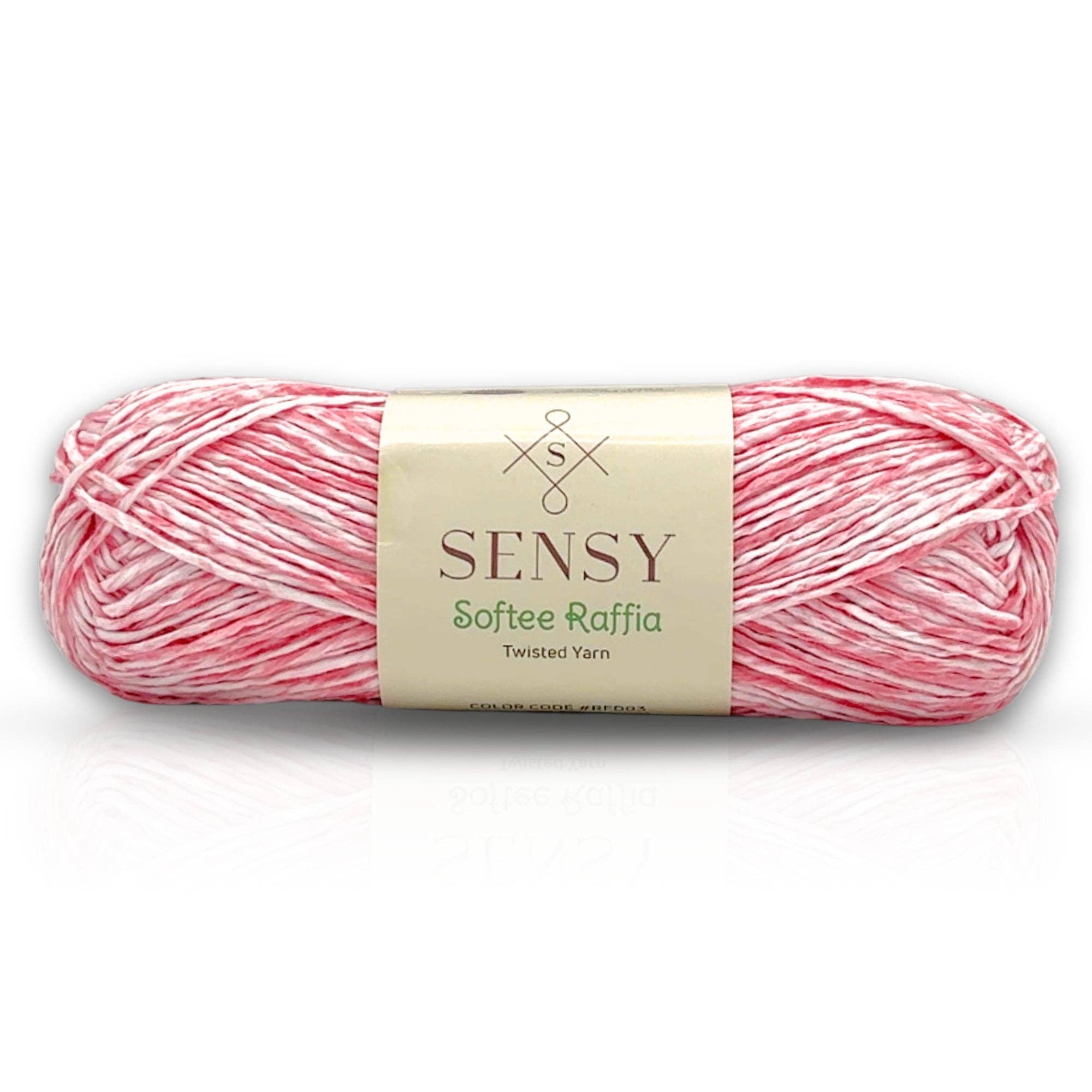 Sensy - Wholesale Yarn - Sensy Softee Raffia Twisted Yarn, 3.5 oz, 109 Yards, 100% Polyester, Gauge 4 Medium18