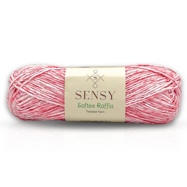 Sensy - Wholesale Yarn - Sensy Softee Raffia Twisted Yarn, 3.5 oz, 109 Yards, 100% Polyester, Gauge 4 Medium18