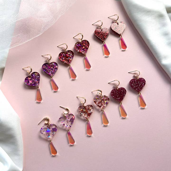 Pendenti a forma di cuore per la vendita all'ingrosso da parte di The Crafted Makerie