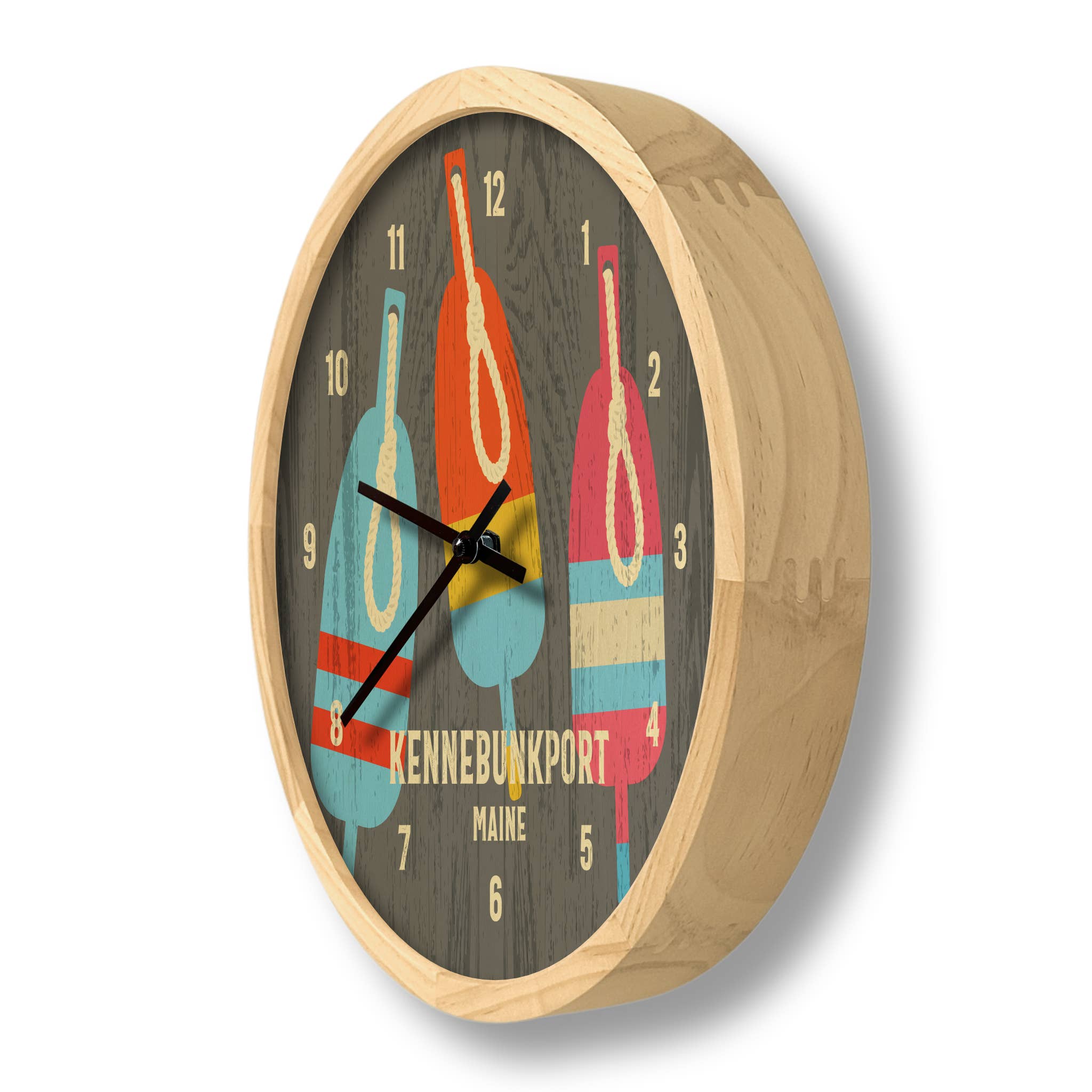 Local Time Clock Co. - Wholesale Wall Clock - Personalized Buoys Wall Clock - 12" Diameter4