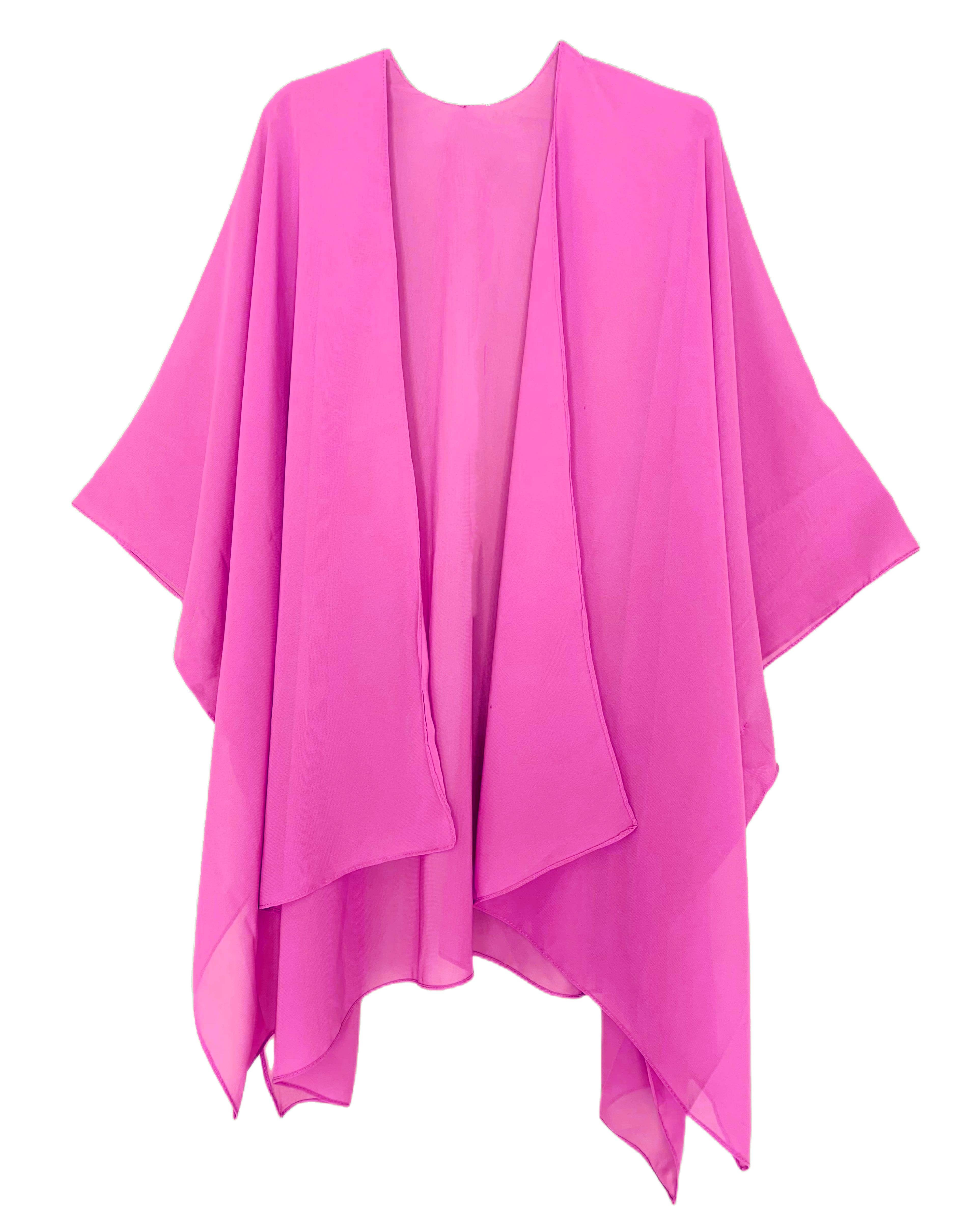 JC Sunny Fashion - Wholesale Kimono - Women's - 24 Colors--JC071034 Solid Color Lightweight Cover-Up/Kimono18