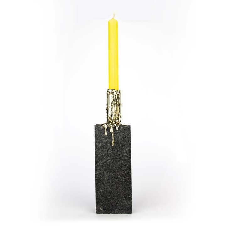 Candelabrum su marmo nero 2 per la vendita all'ingrosso da parte di Arlo Haisek