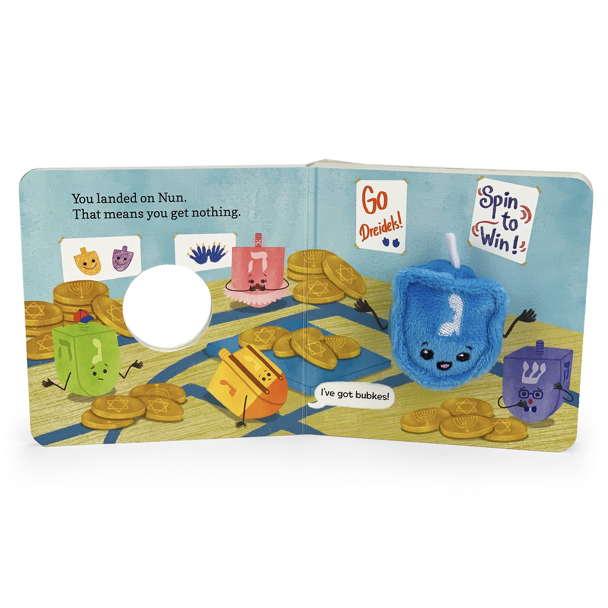 Cottage Door Press - Wholesale Baby & Toddler Book (0-2) - Happy Hanukkah, Little Dreidel Finger Puppet Board Book1