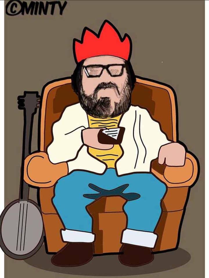 Jim royle print.... for wholesale by A Guy Called Minty LTD