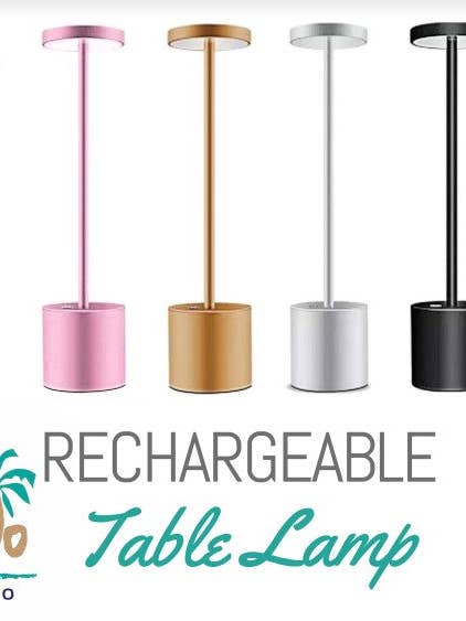 RECHARGEABLE TABLE LAMP for wholesale by Dorado Accessories