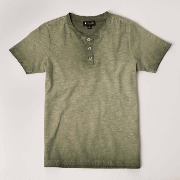 Henley en slub pour la vente par Kidpik