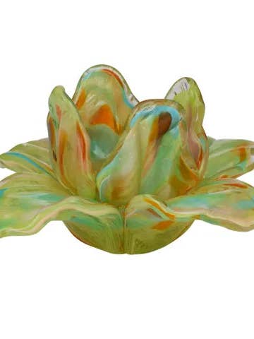 Portavelas de vidrio Messina 15x7cm Multicolor para venta al por mayor de Aztec House