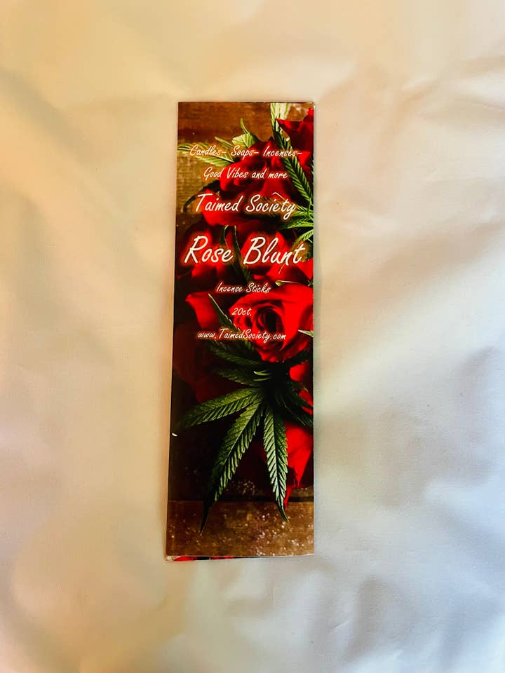 Rose Blunt Incense Pack for wholesale by Taimed Society