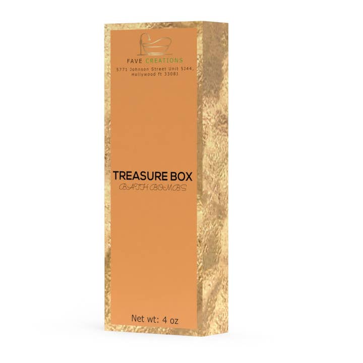 Treasure Box Bath Bomb for wholesale by Fave Creations