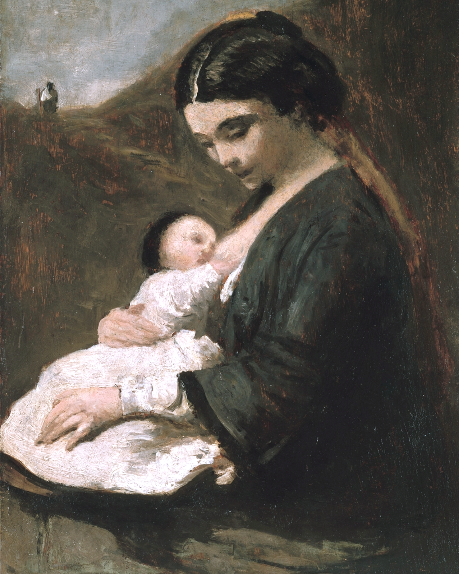 Sea to Skye - Wholesale Art Print - Mother and Child Antique Art Print1