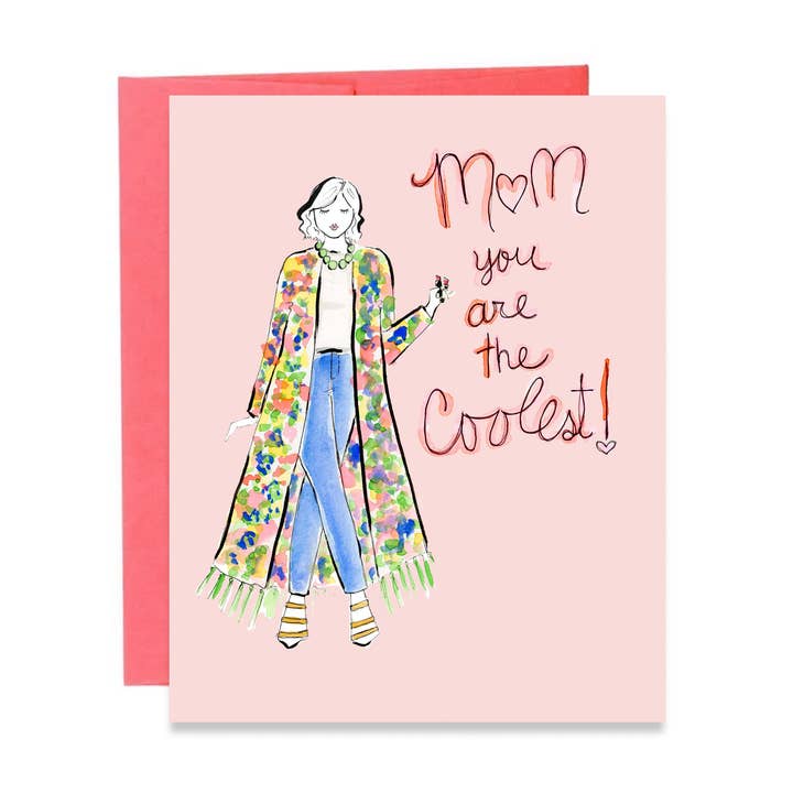 Mother's Day Greeting Card | Mom you are the coolest for wholesale by Lacee Swan
