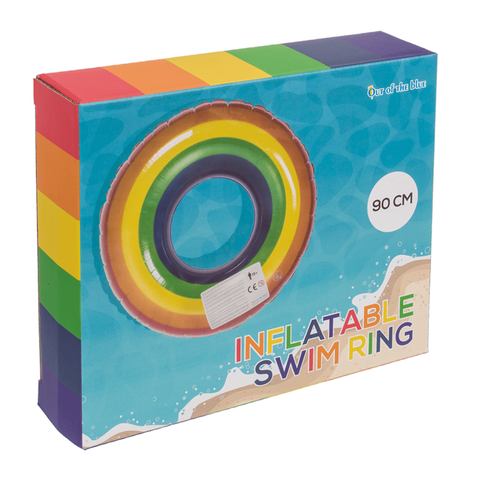 Out of the blue KG - Wholesale Inflatables - Inflatable swim ring, Rainbow,2