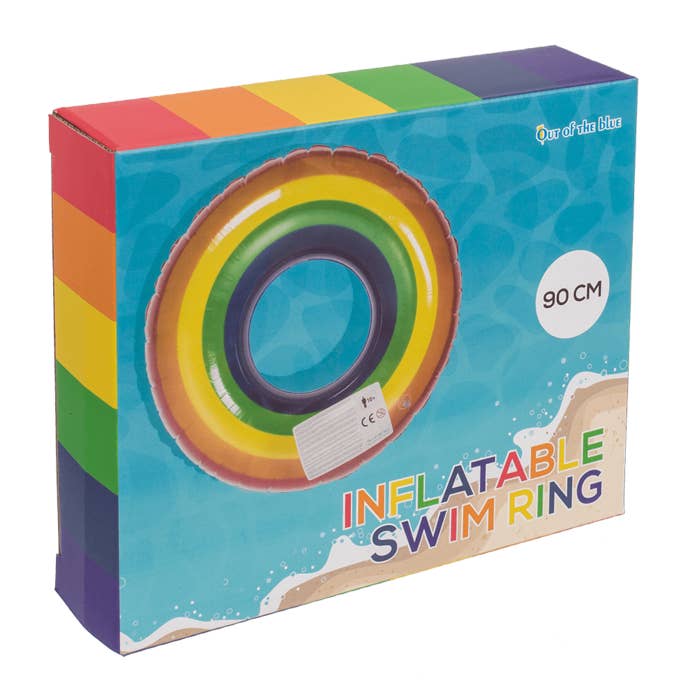 Out of the blue KG - Wholesale Inflatables - Inflatable swim ring, Rainbow,2