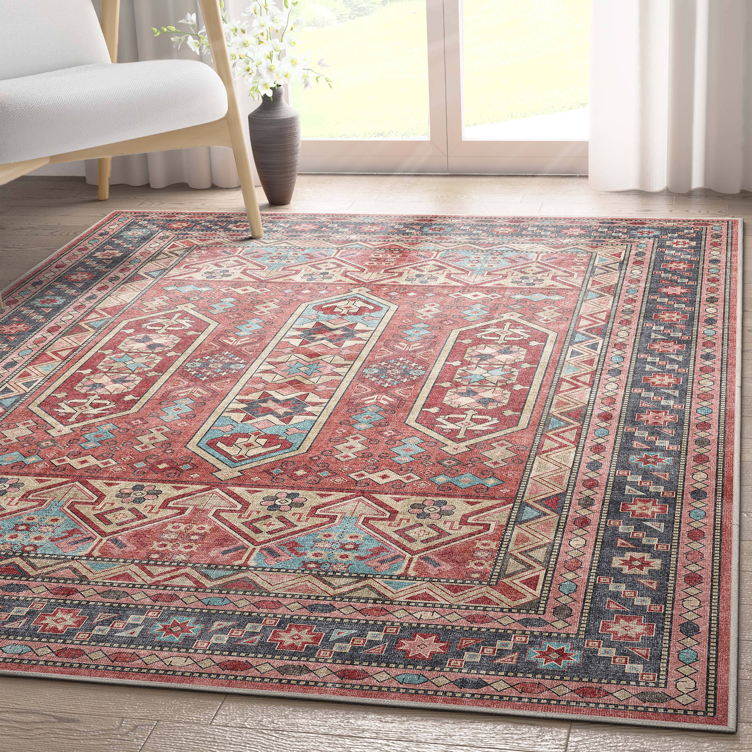 Well Woven – Tapete por atacado – Tapete Praha Vintage Global Tribal de Tecido Plano12
