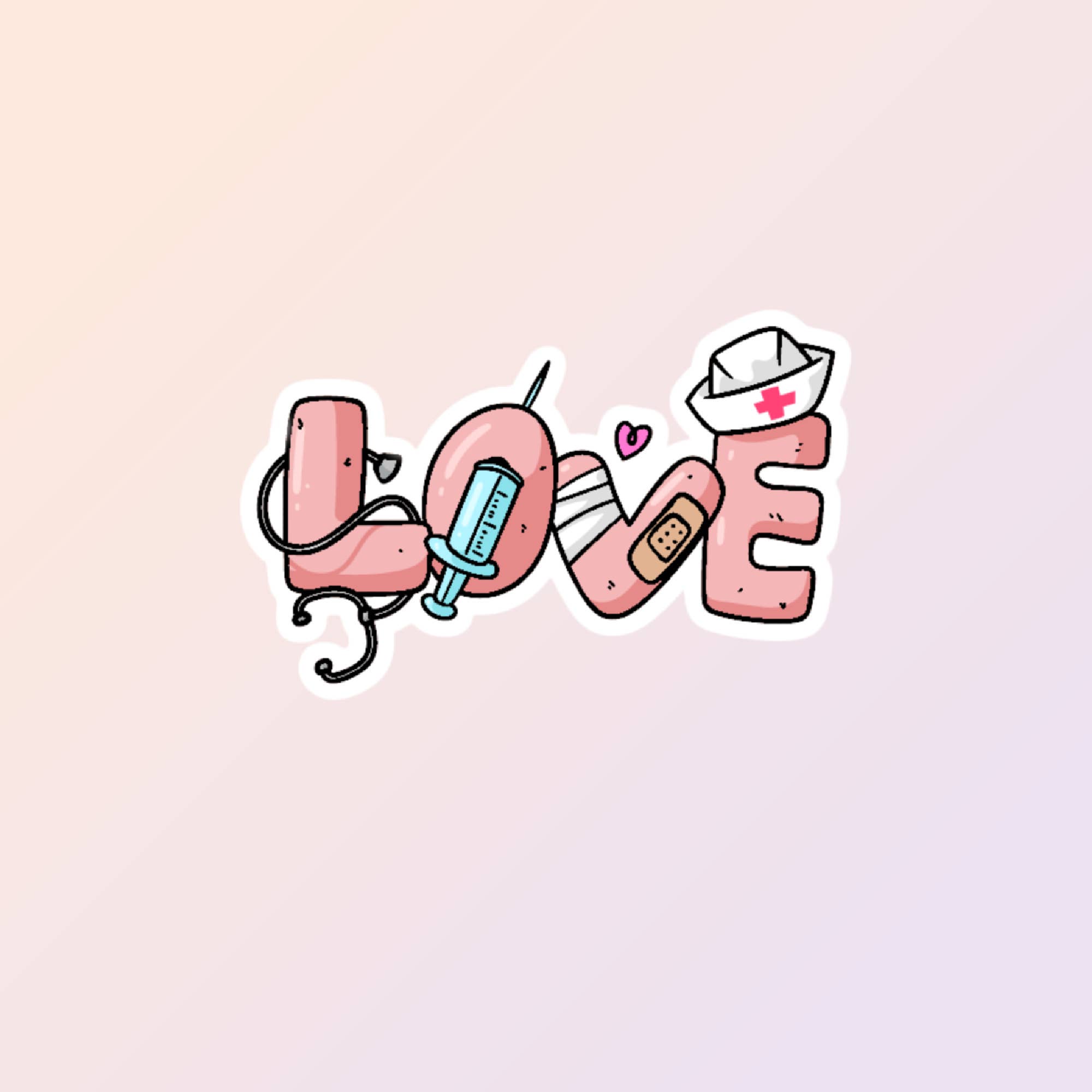 Sorry Not Sorry Co - Wholesale Sticker - Nurse Stickers, Nurse Planner Stickers, Nursing Student