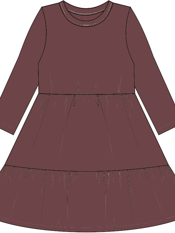 Annie Tiered Dress for wholesale by Little Lott Clothing Co.