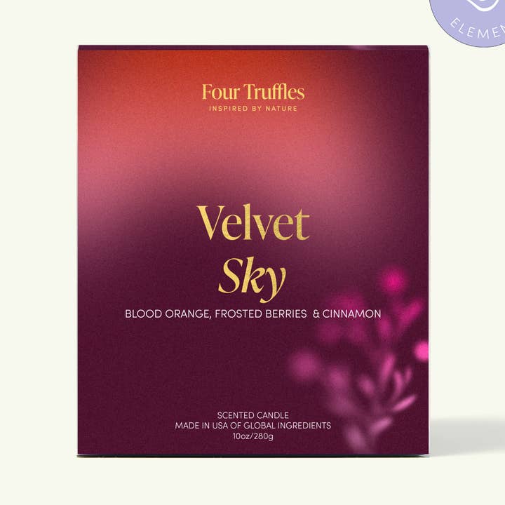 Velvet Sky Candle for wholesale by Four Truffles