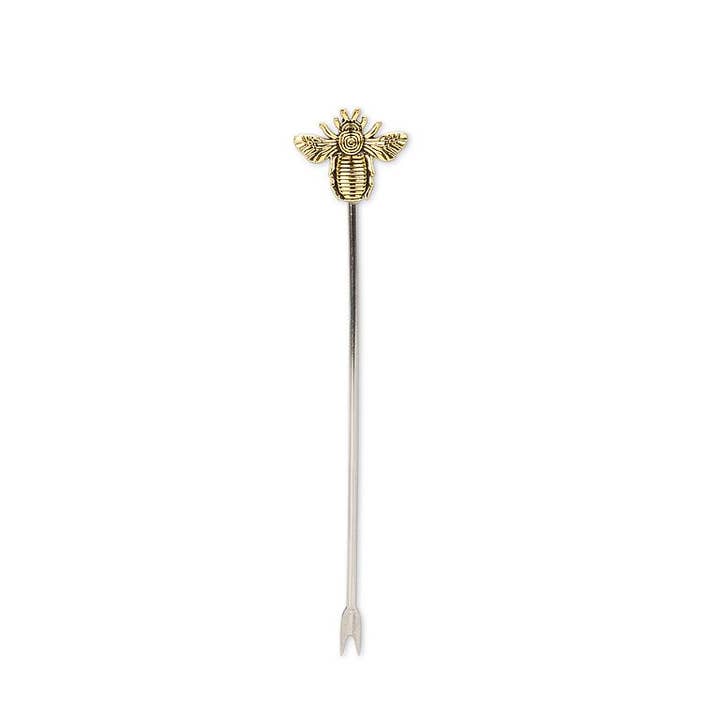 Abbott - Wholesale Cocktail Pick - Set of 4 Golden Bee Cocktail Picks-4.5"L