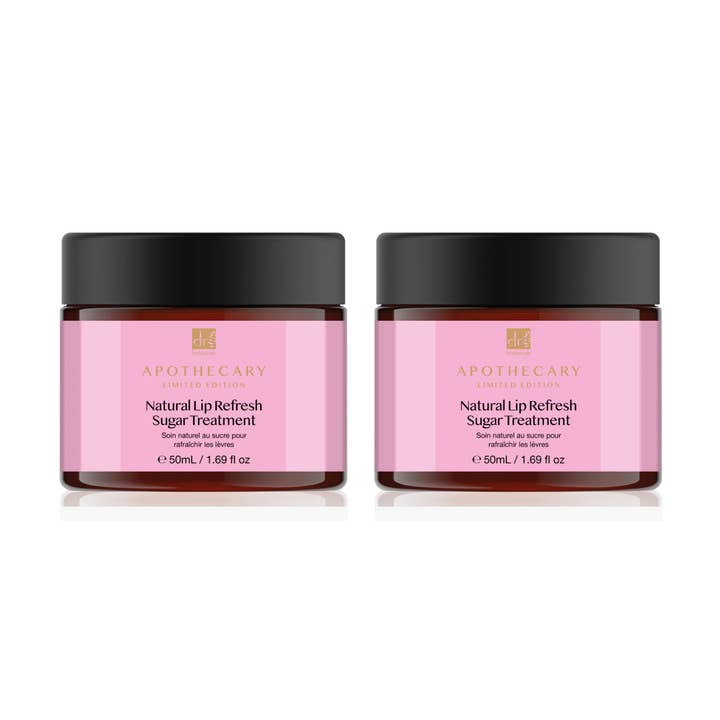 Dr Botanicals Natural Lip Refresh Sugar Treatment 50ml Twin Value Savings Pack for wholesale by skinChemists | Anti-Ageing Skincare