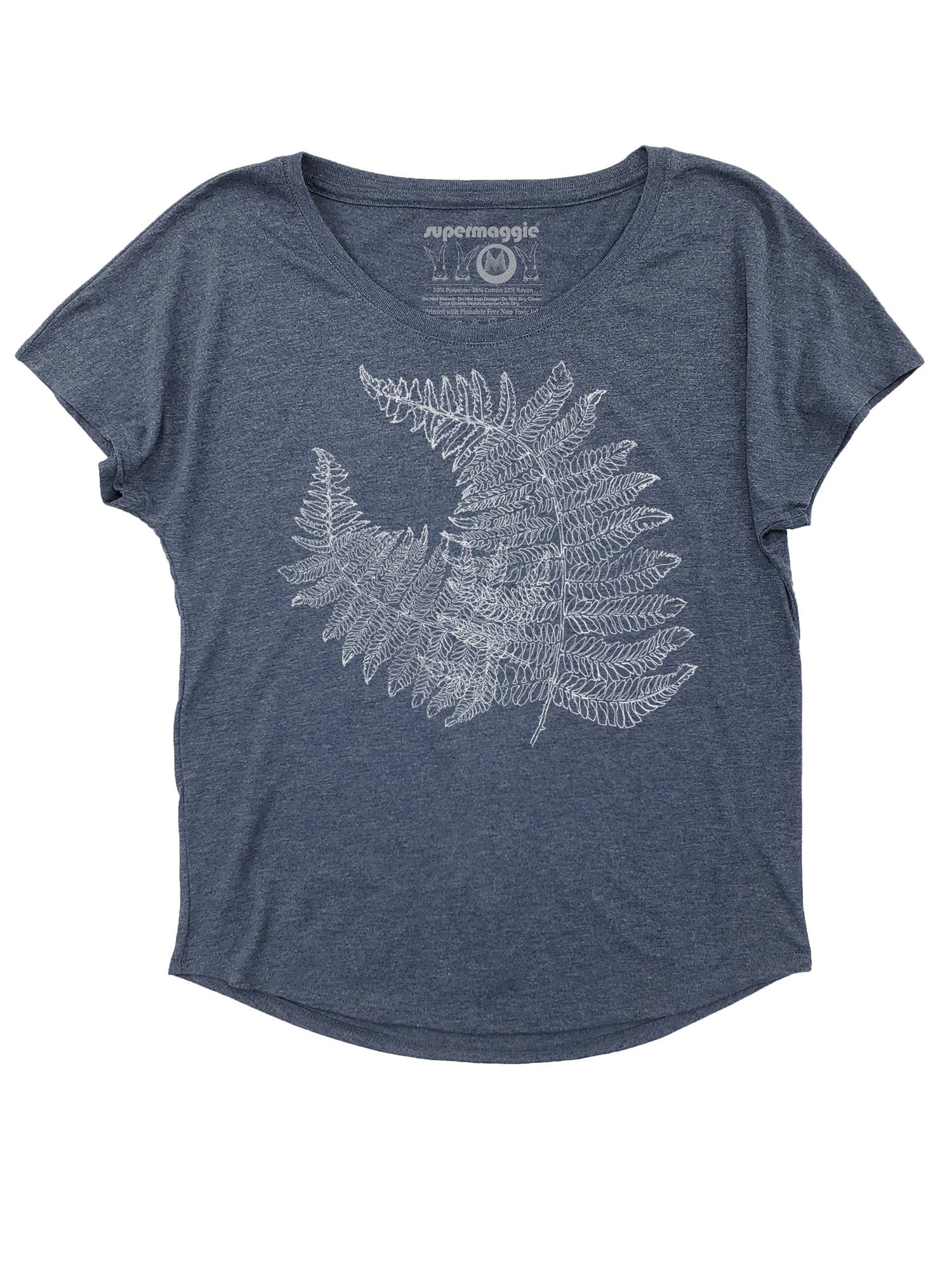 Supermaggie @ Faire – wholesale Screen printed t-shirt – Women′s – Ferns Nina Tee2