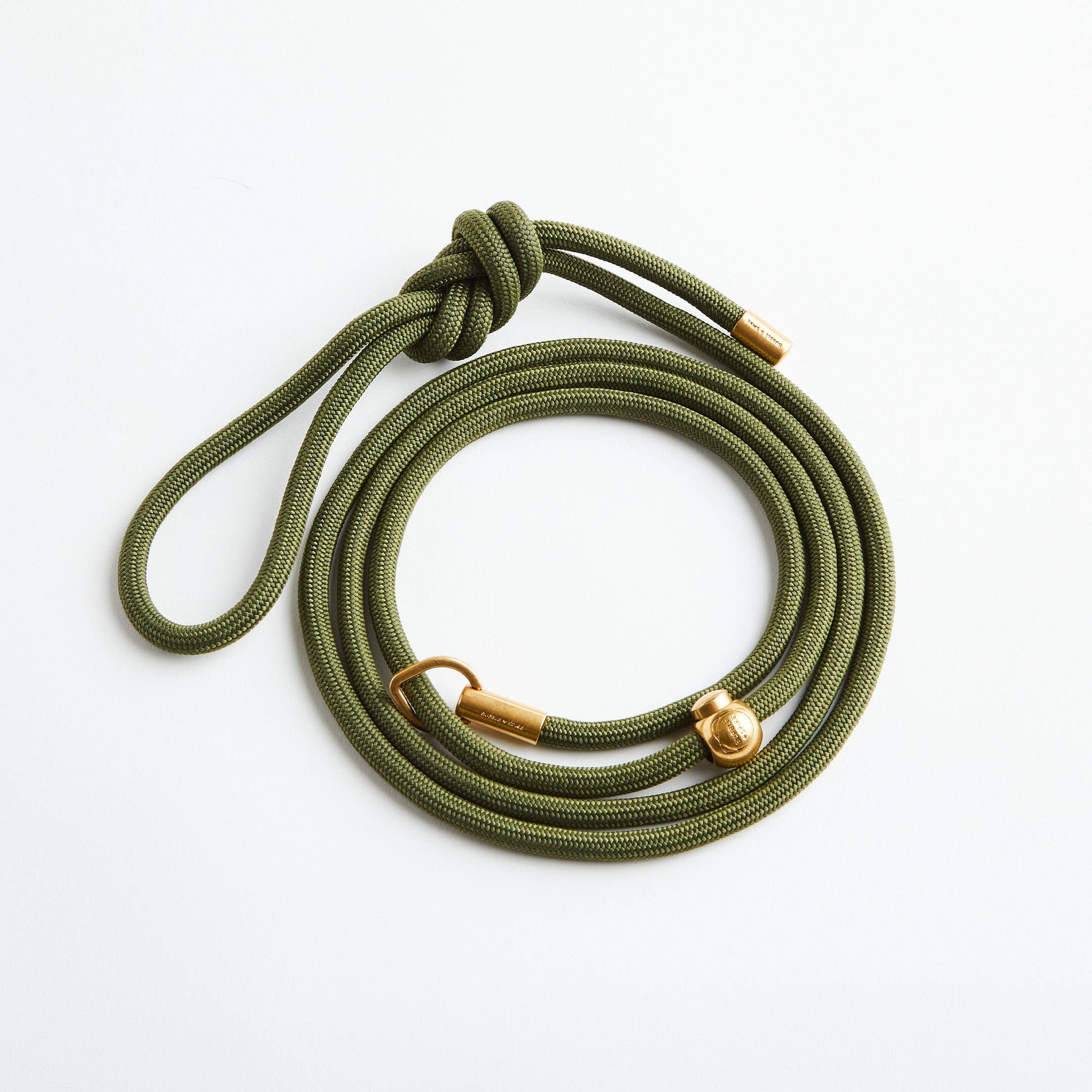 Bubble and Spike - Wholesale Pet Leash - Dog - Mini Olive Gold Simple Slip Lead™2