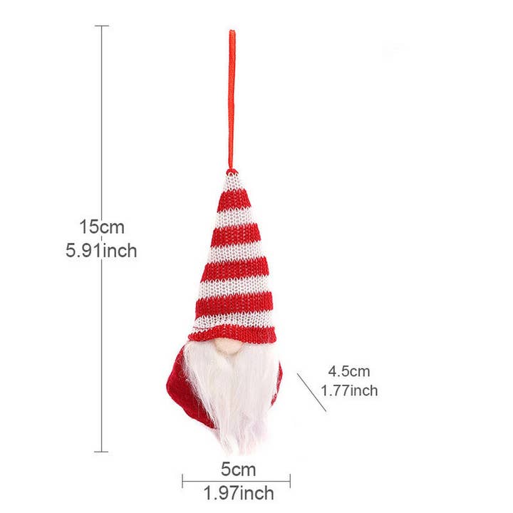 NINEXIS - Wholesale Christmas Decoration - CWMM1743_Christmas Knitted Forest Old Man Home Pendant