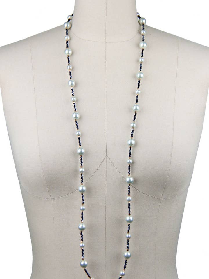 Long Pearl Necklace for wholesale by Veroma Gifts