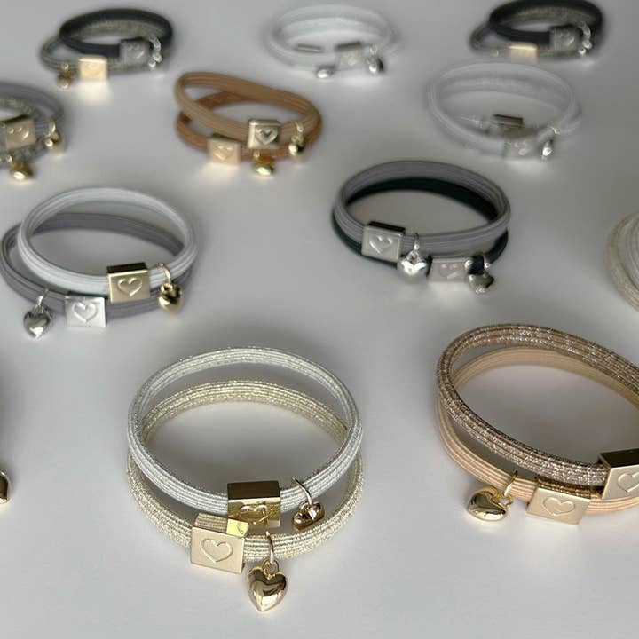 ByBazz - Wholesale Charm/Dangle Bracelet - NOORDliving; Armbandje + Haar-elastiekje2