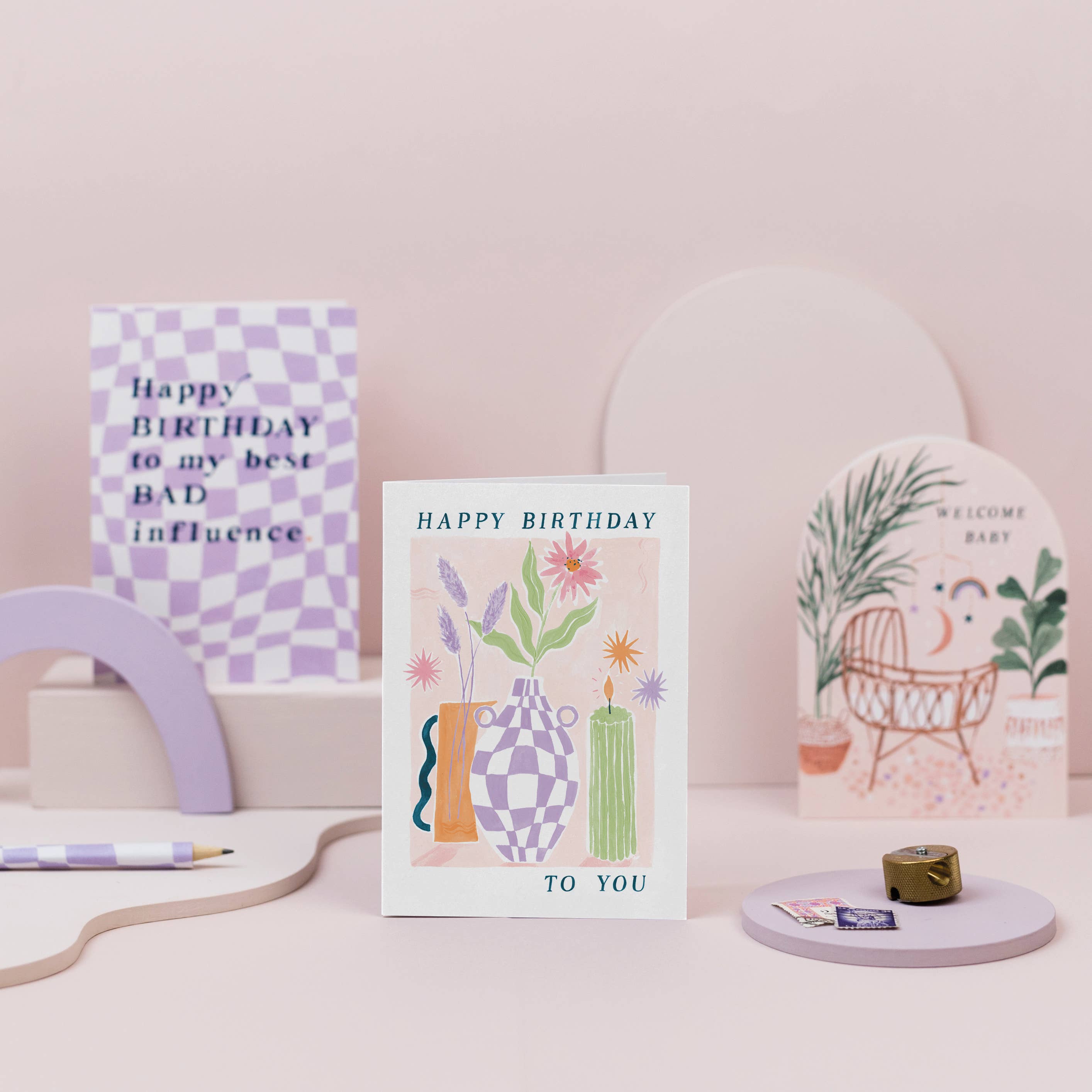 Sister Paper Co. - Vente Cartes d'anniversaire - Carte d'anniversaire Still Life | Cartes d'anniversaire pour femmes2