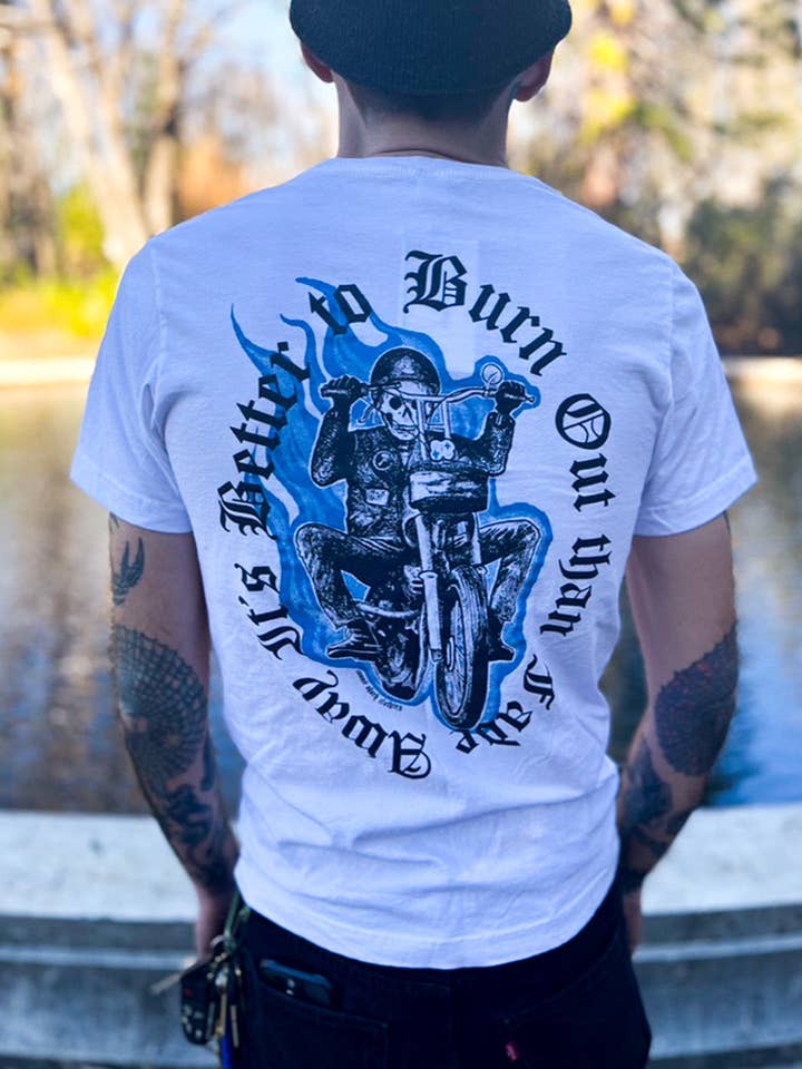 Biker T-Shirt for wholesale by Cosmic Shark Clothing