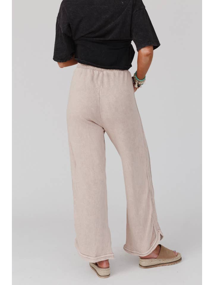 Three Bird Nest - Wholesale Pants - Women's - So Comfy Wide Leg Full Pant - New Taupe