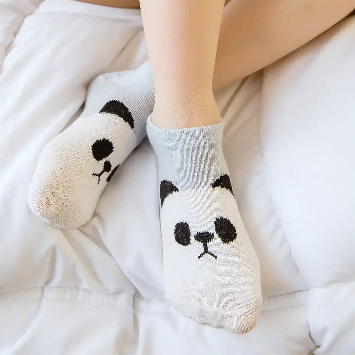 multicolorido Conjunto de 5 Meias Cabeças de Animais I Bebé e Criança para venda a revendedores na Faire4