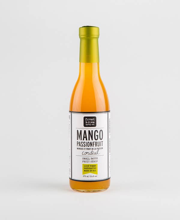 Frostbites Syrup Co - Vente Mélange/sirop pour cocktails - Fruit de la passion de mangue