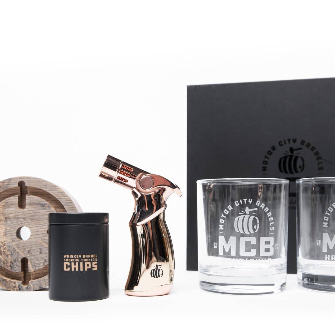 Motor City Barrels - Wholesale Cocktail/Liquor Glass - Infusion Series Smoked Cocktail Gift Set15
