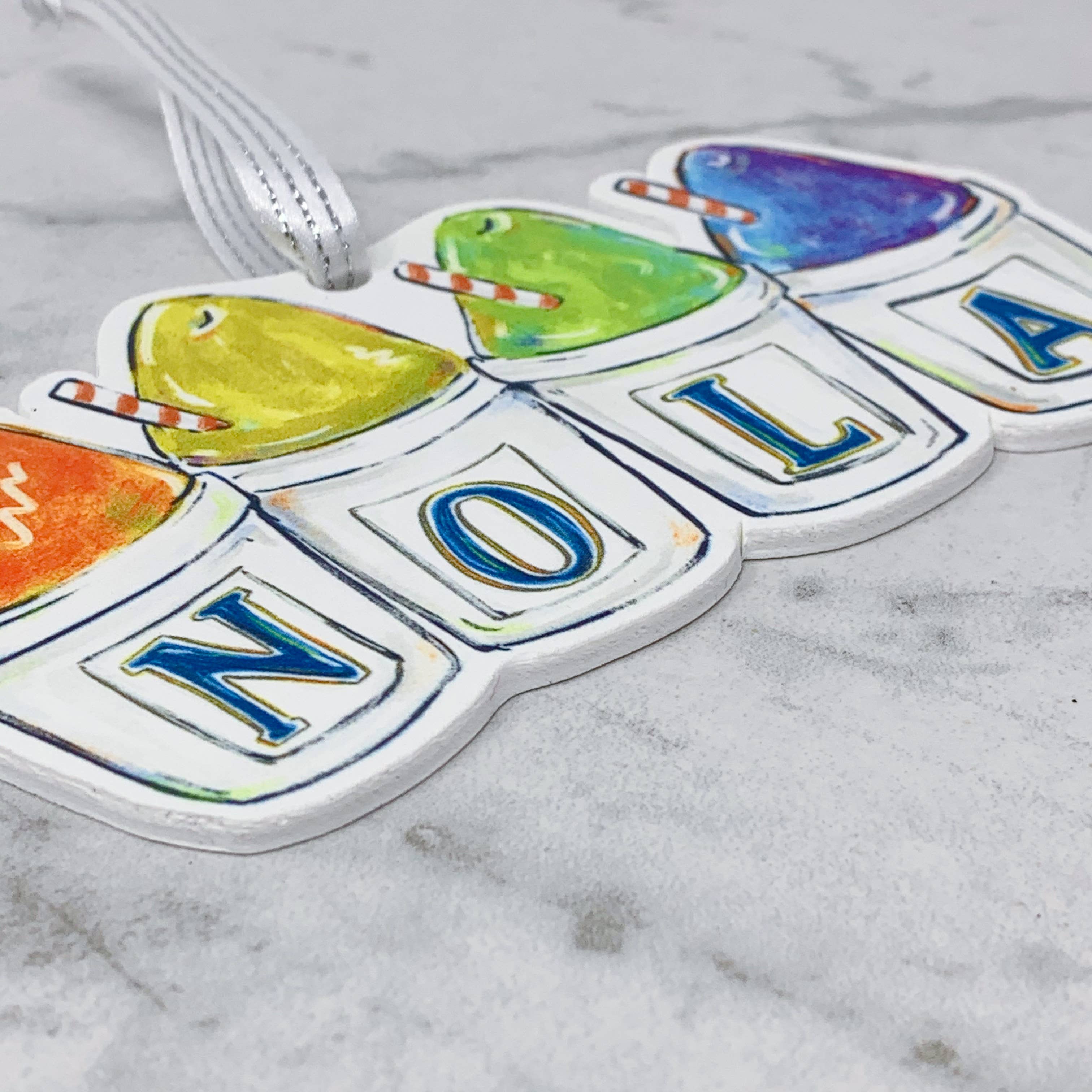 Home Malone - Vente Objets de décoration - Décoration NOLA Sno-Balls, décoration estivale de la Nouvelle-Orléans2