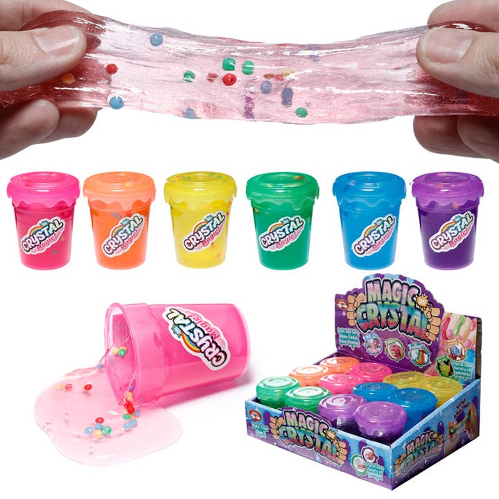 Puckator Ltd - Wholesale Stress Relief Ball/Dough - Magic Bead Noise Slime
