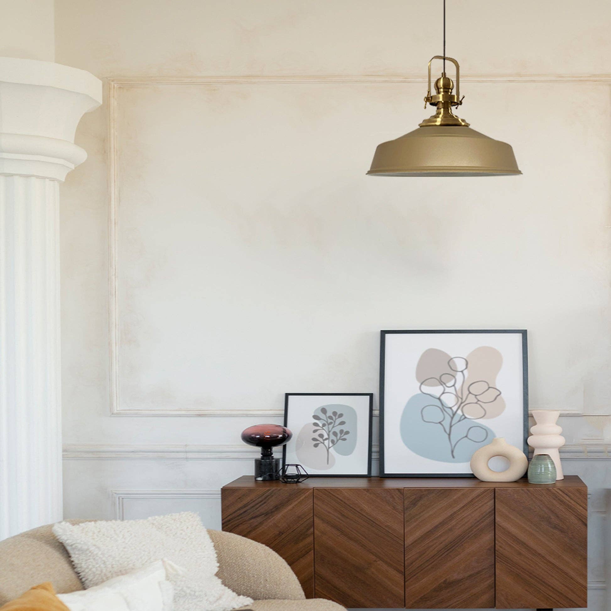 REMOVED BRAND – wholesale Chandelier/hanging light – Asletl Pendant Light, 15.7" Metal, E2615