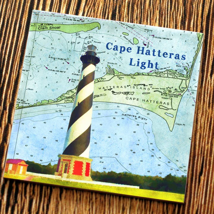 The Traveled Lane® - Wholesale Coasters - Single Ceramic Custom Designed Map Coaster