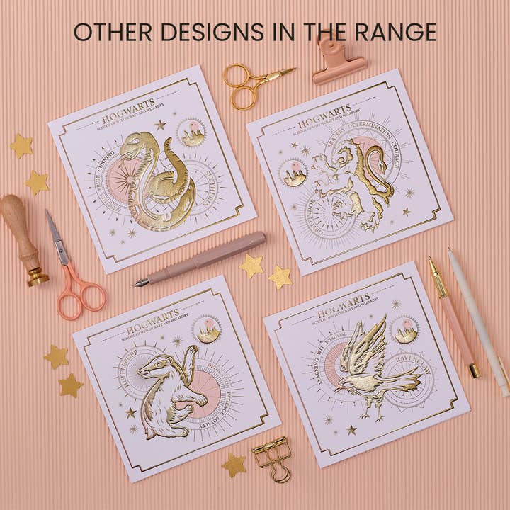 Cardology – wholesale Birthday card – Harry Potter Gryffindor Yule Ball Card3