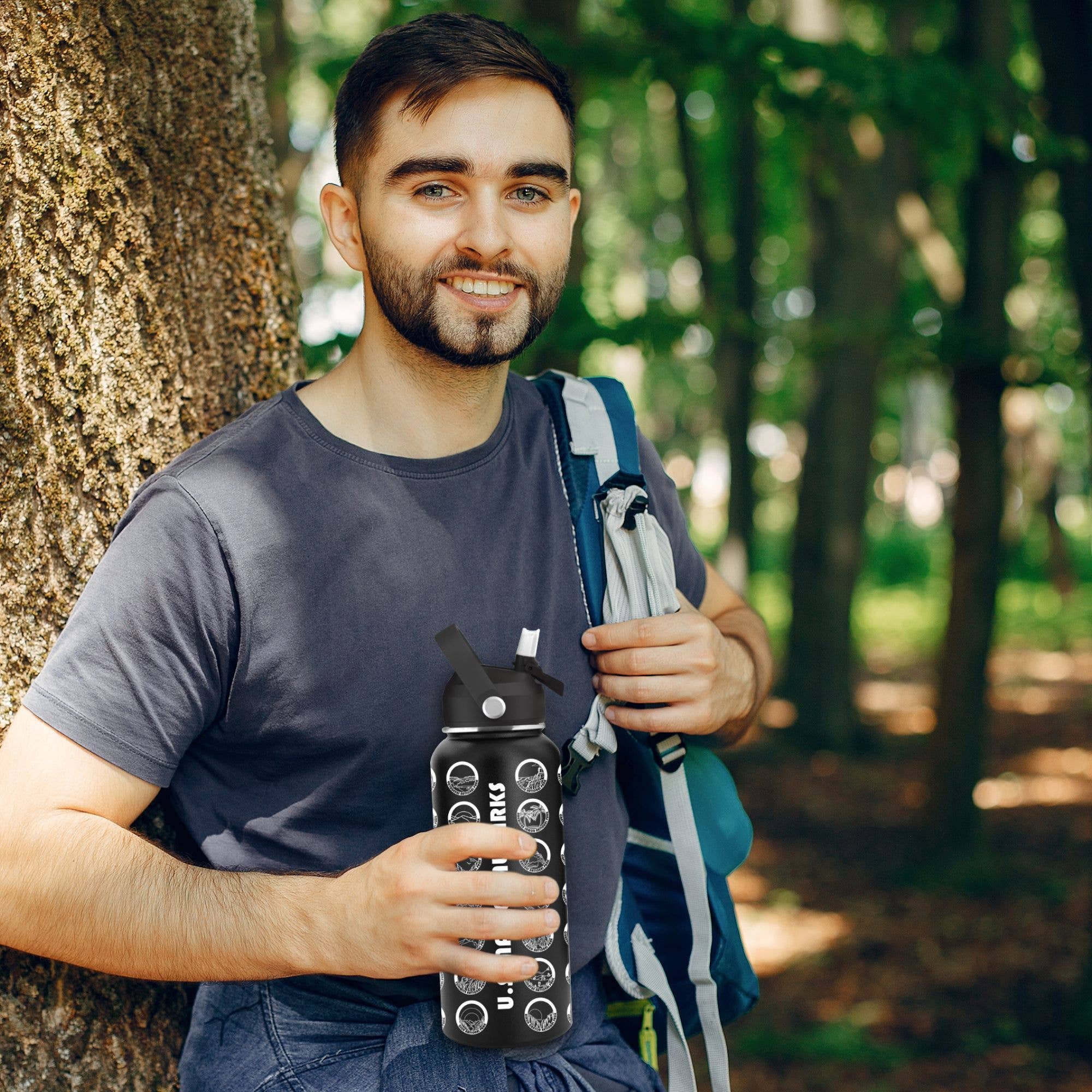 Track Your Adventures – wholesale Water bottle – National Park Water Bottle Tracker2